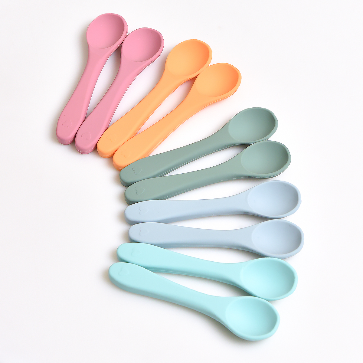 Baby Food Lunch - Soft Silicone Baby Feeding Spoon BPA