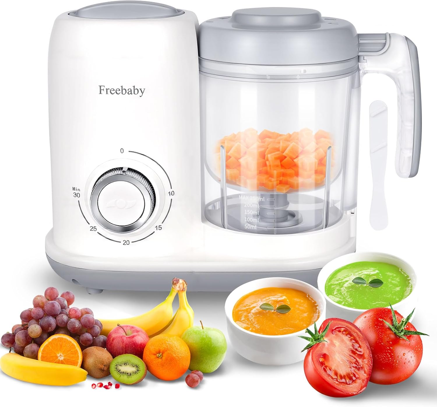 Baby Food Maker And Steamer - 4-in-1 Baby Food Maker, Steamer and