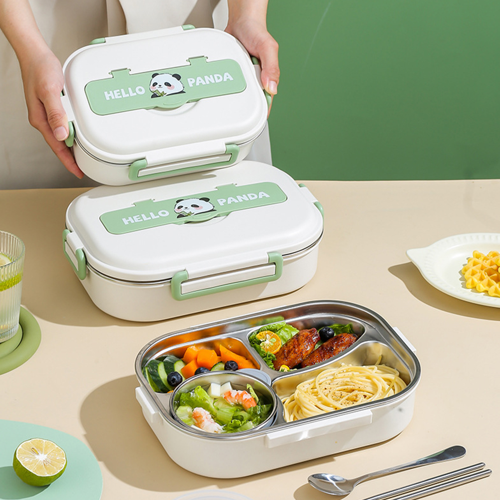 Baby Food Lunch - Stainless Steel Thermal Lunch Box Microwave