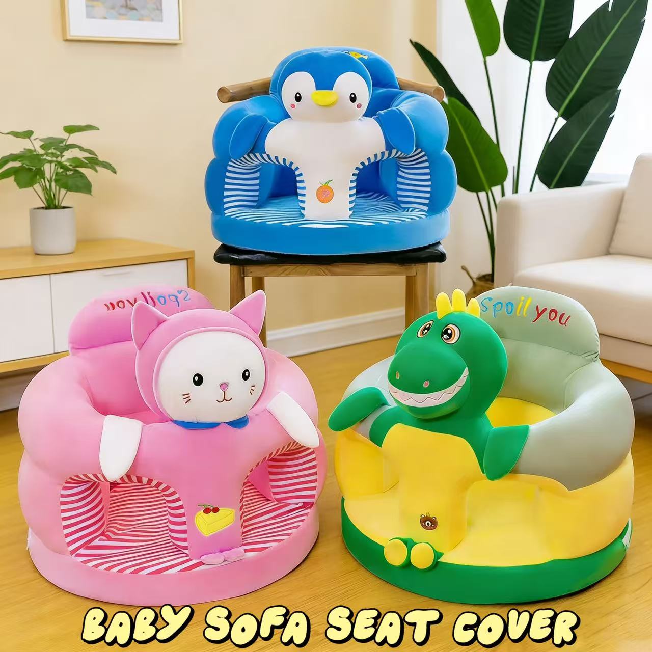 Baby Food Nestum - Cute Baby Sofa Support Seat Cover