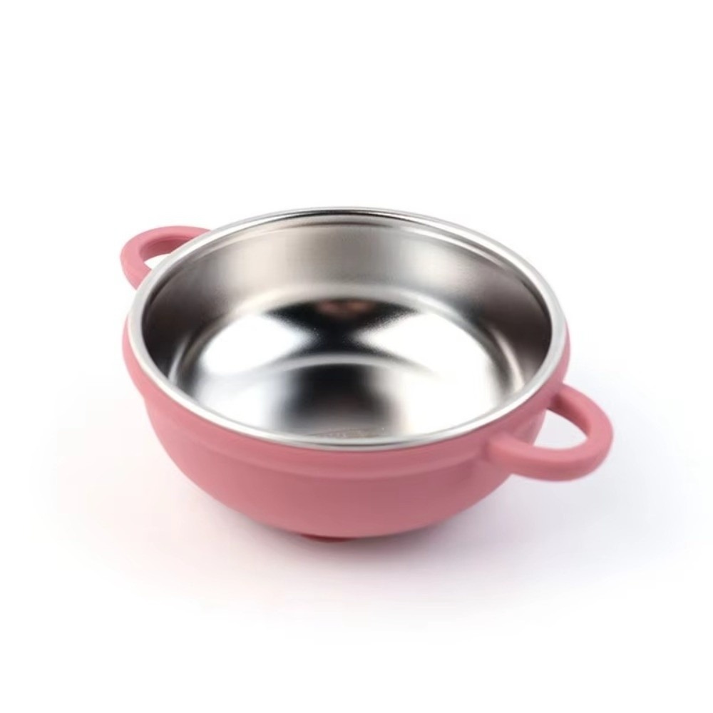 Silicone Suction Bowl - 304 Stainless Steel Baby Feeding Bowl