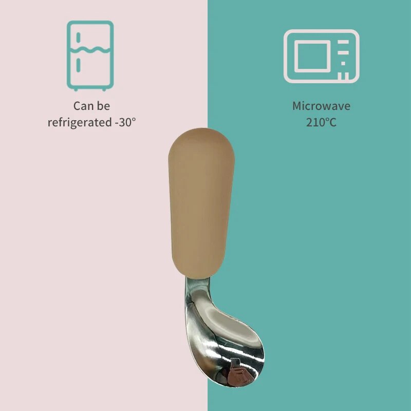 Baby Spoon Fork Set 316 Stainl - Baby Food Lunch のレビューと価格