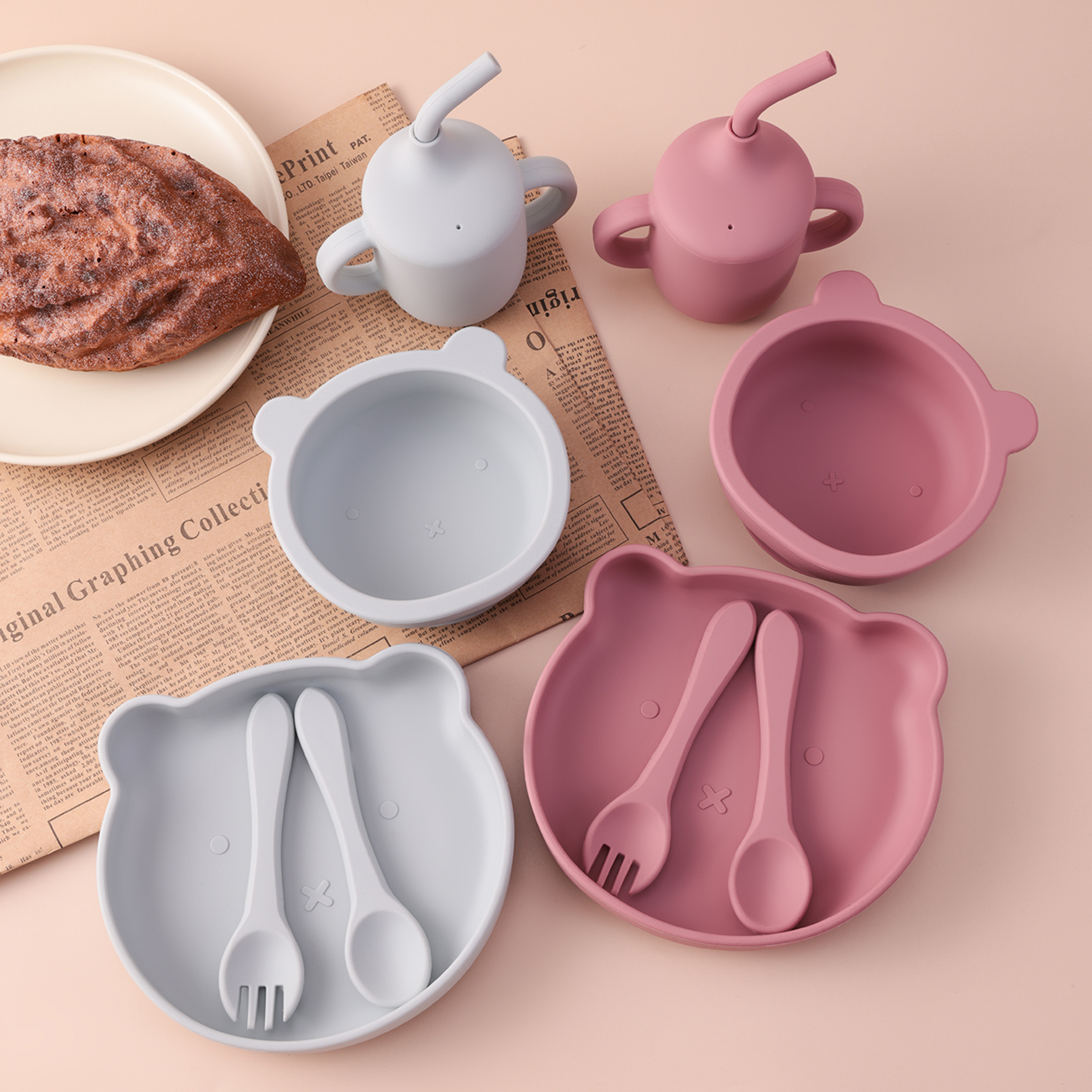 Color Kids 5PCS Silicone Feedi - Baby Food Kit のレビューと価格