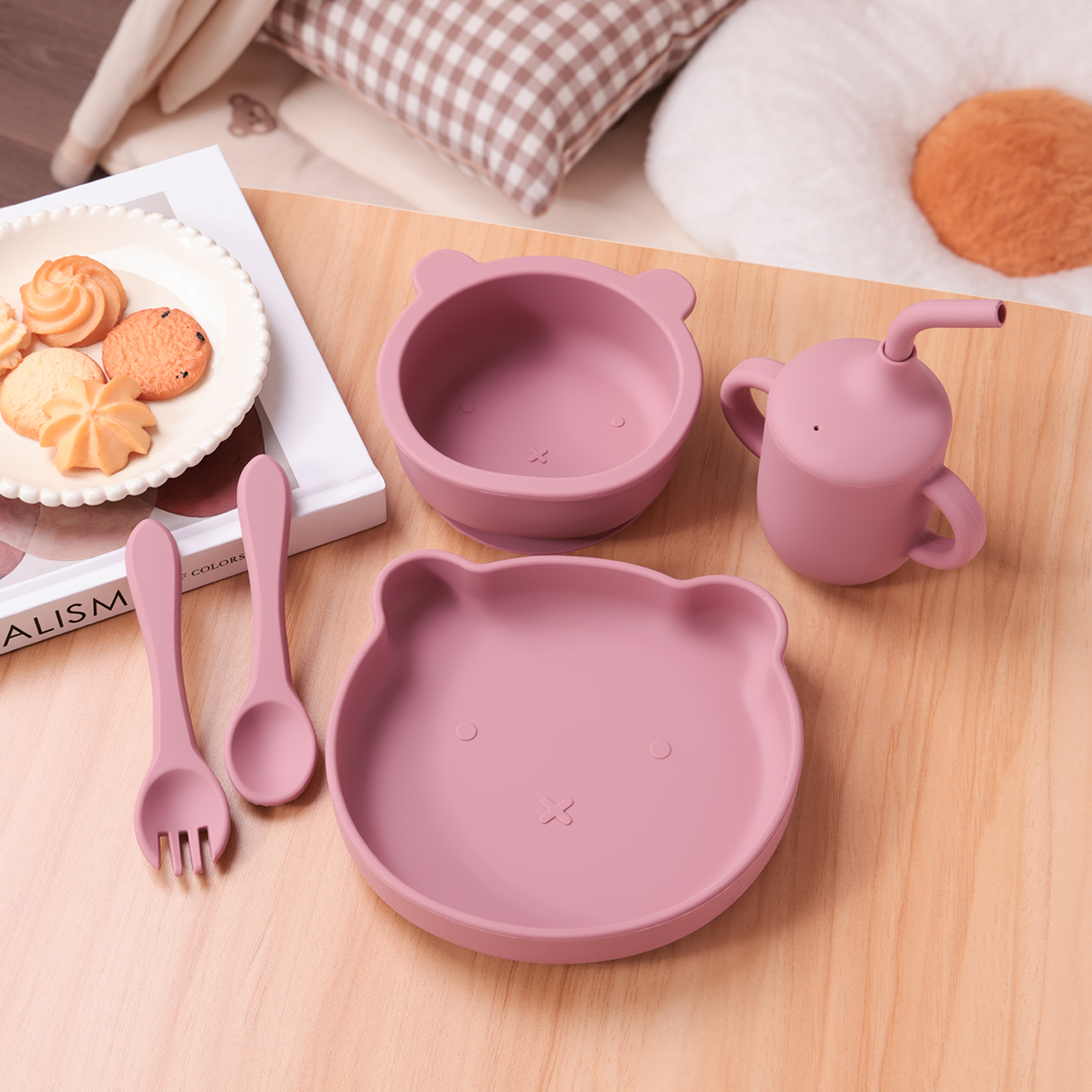 Color Kids 5PCS Silicone Feedi - Baby Food Kit のレビューと価格