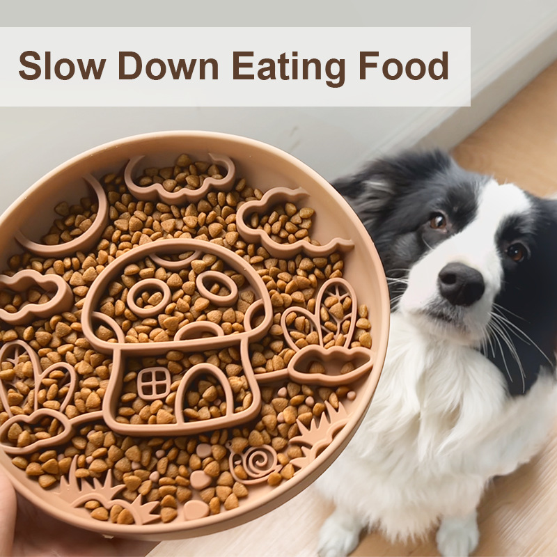 New Mushroom Dog Slow Food Bow - Silicone Suction Bowl のレビューと価格