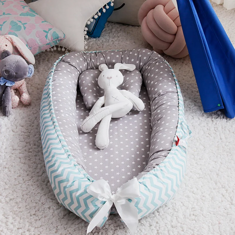85*50cm Baby Nest Bed with Pil - Baby Food Nestum のレビューと価格