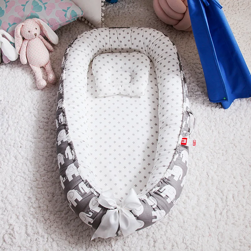 85*50cm Baby Nest Bed with Pil - Baby Food Nestum のレビューと価格