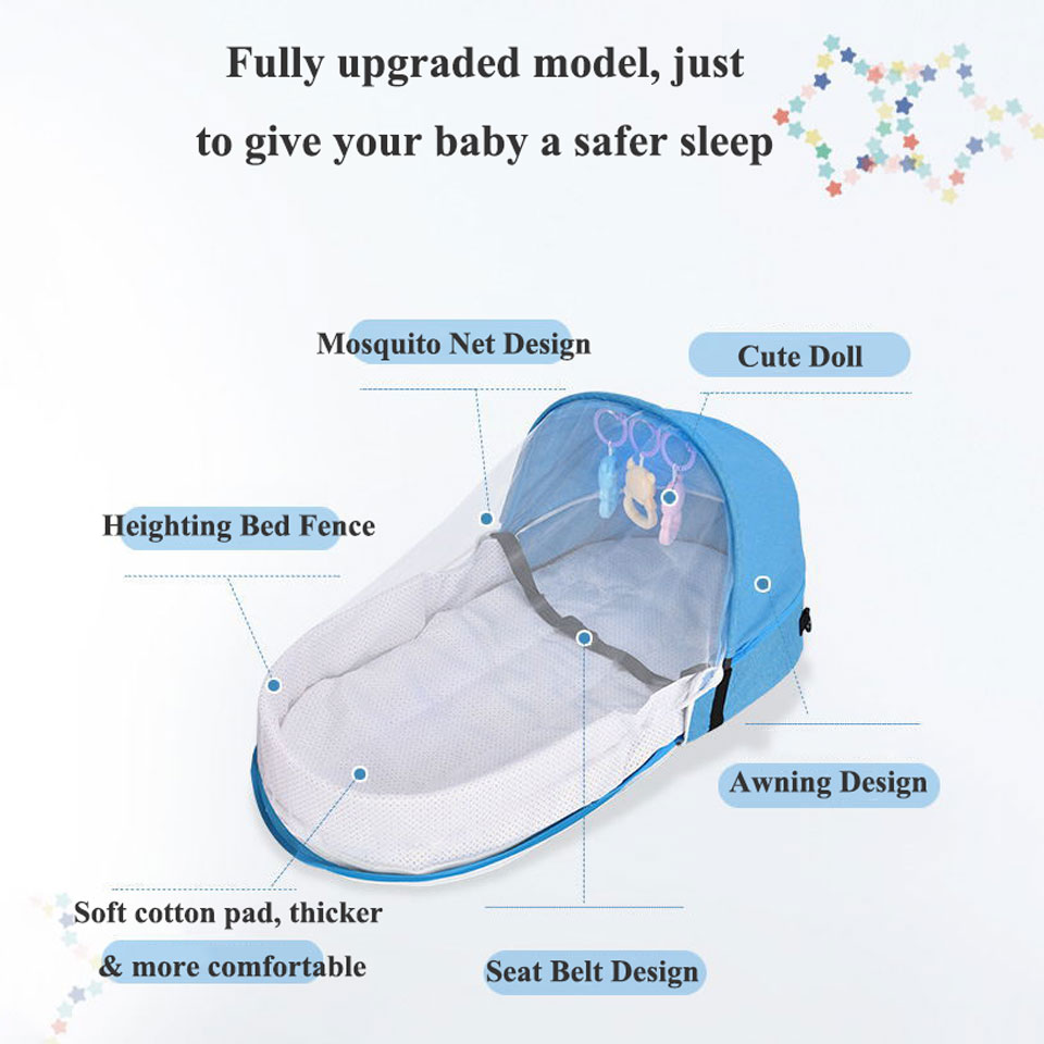 Portable Travel Baby Crib Fold - Baby Food Nestum のレビューと価格