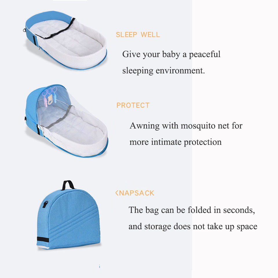 Portable Travel Baby Crib Fold - Baby Food Nestum のレビューと価格
