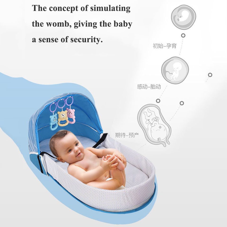 Portable Travel Baby Crib Fold - Baby Food Nestum のレビューと価格