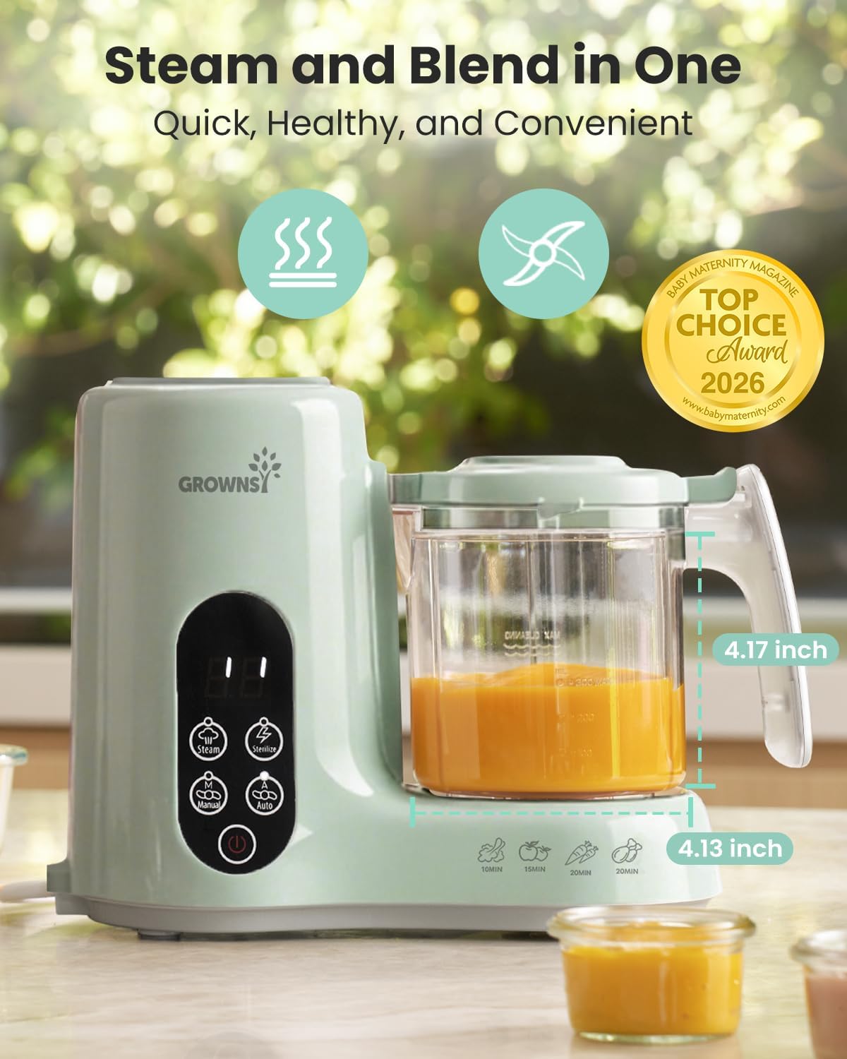 Baby Food Maker Steamer and Bl - Baby Food Maker And Steamer のレビューと価格