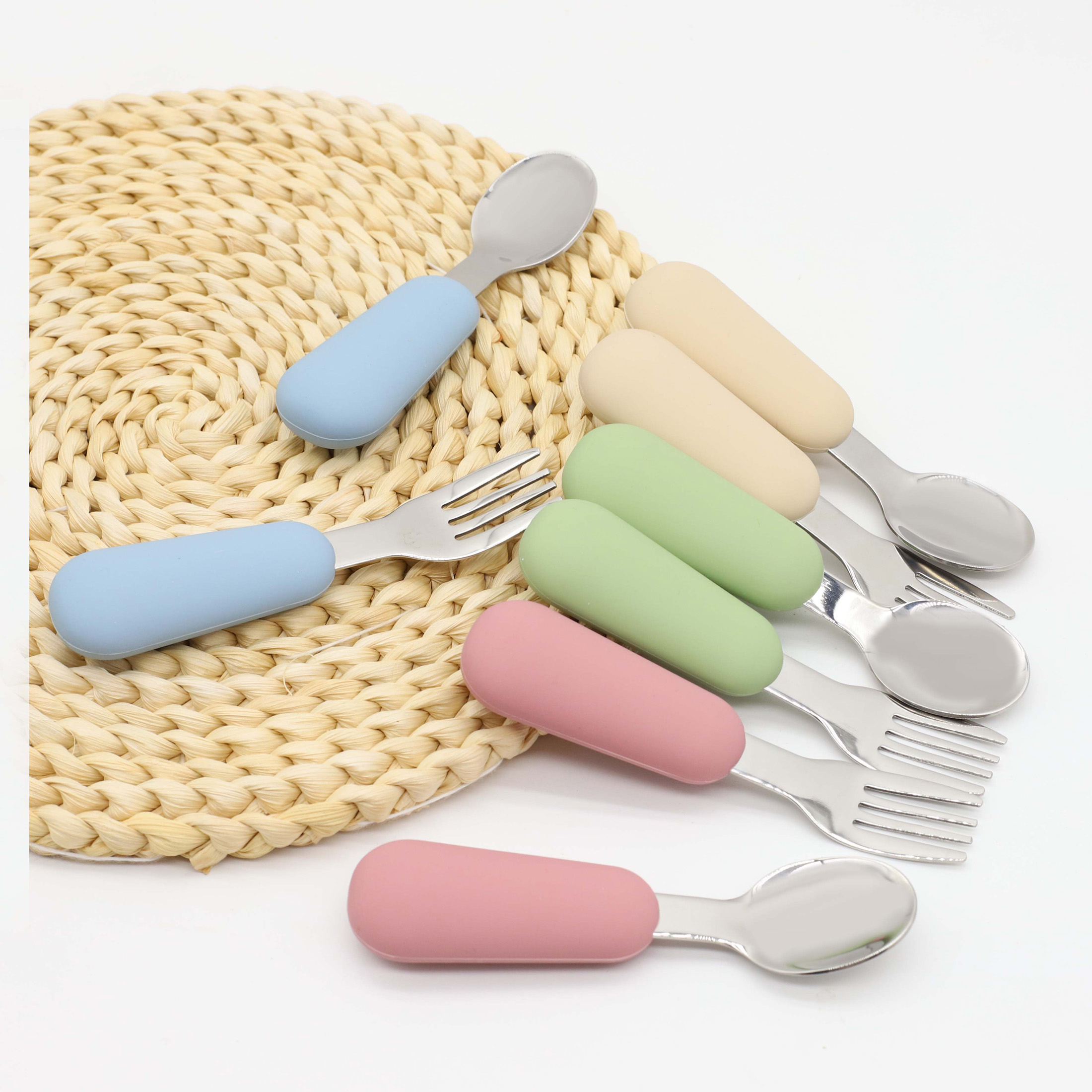 Silicone stainless steel spoon - Baby Food Lunch のレビューと価格