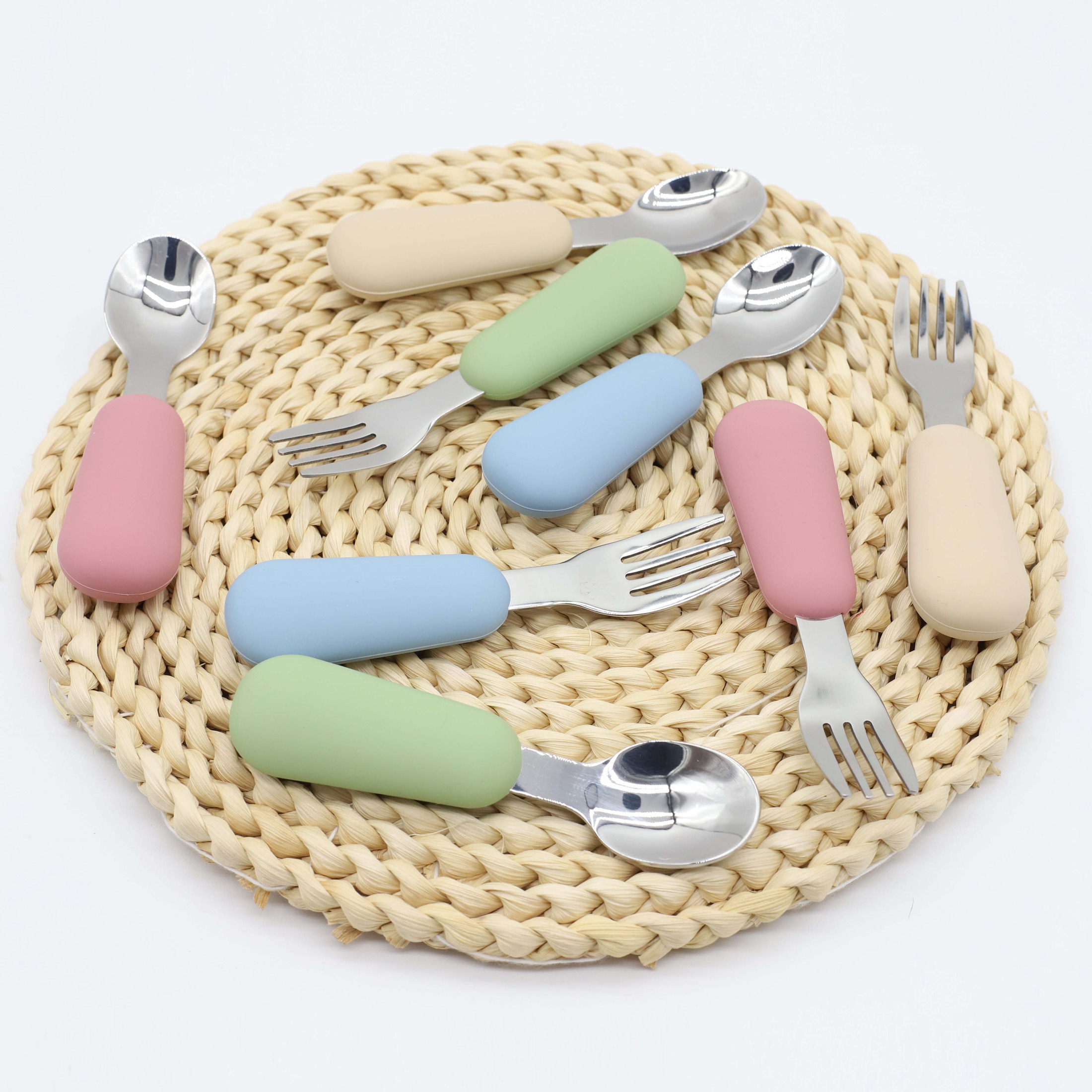 Silicone stainless steel spoon - Baby Food Lunch のレビューと価格