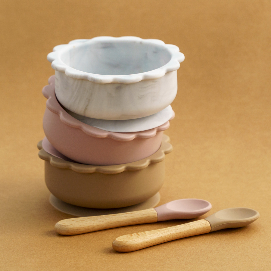 Cartoon Baby Weaning Feeding S - Silicone Suction Bowl のレビューと価格