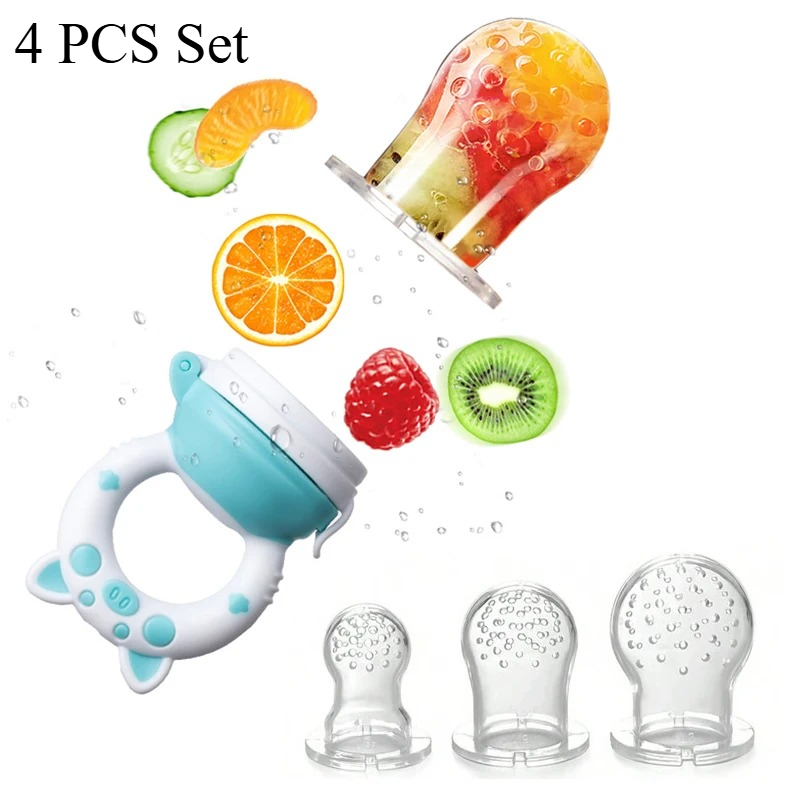 4pcs/set Silicone Fruit & Vege - Baby Food Kit のレビューと価格