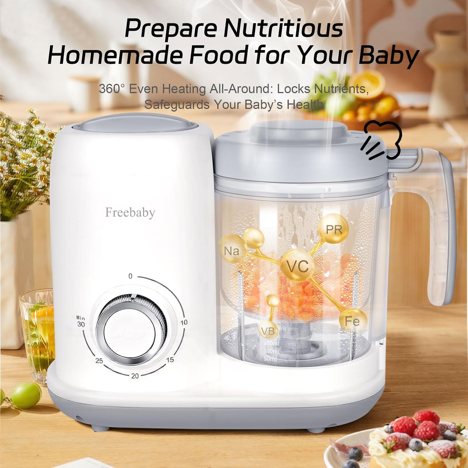4-in-1 Baby Food Maker, Steame - Baby Food Maker And Steamer のレビューと価格