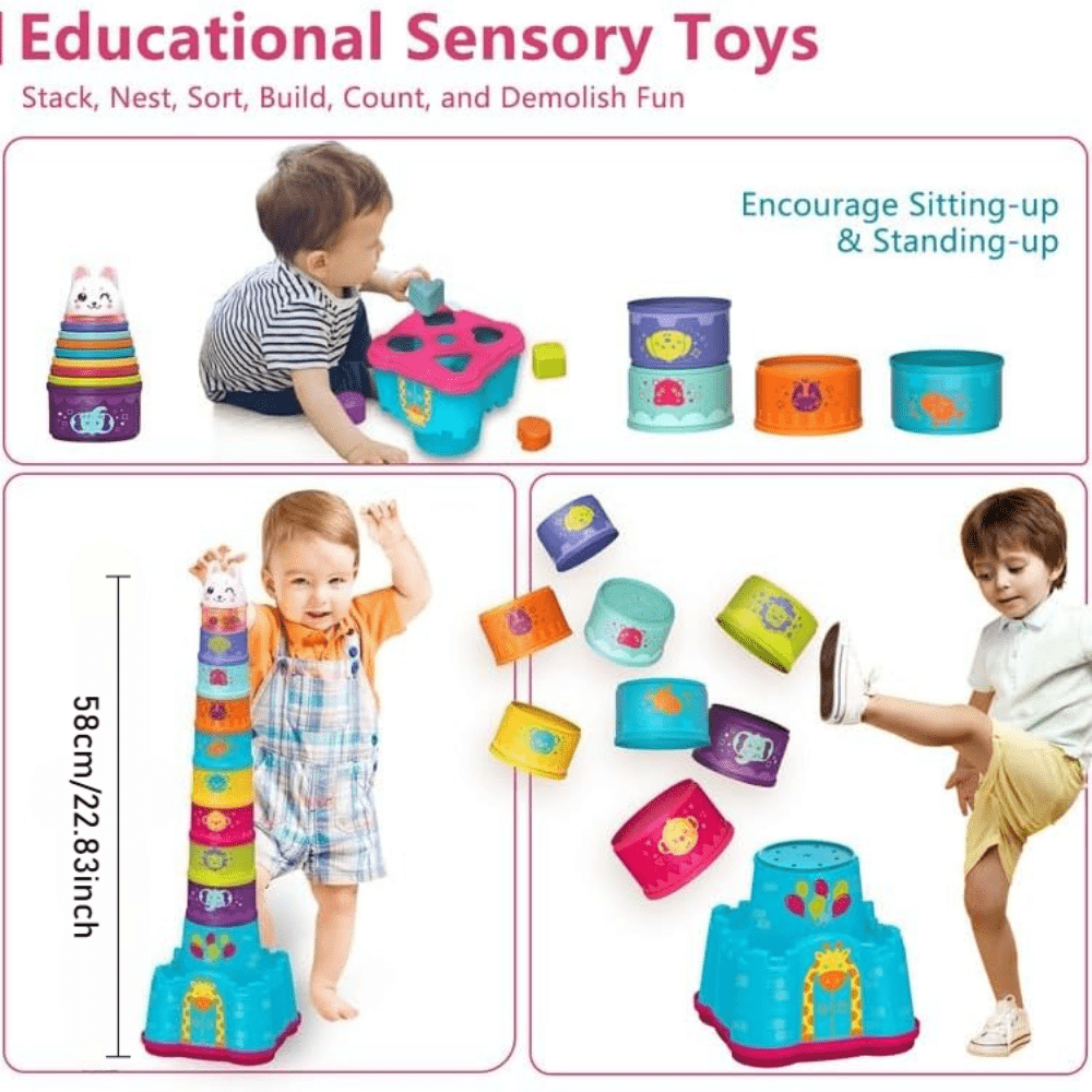 Stacking Toys for Babies, Nest - Baby Food Nestum のレビューと価格