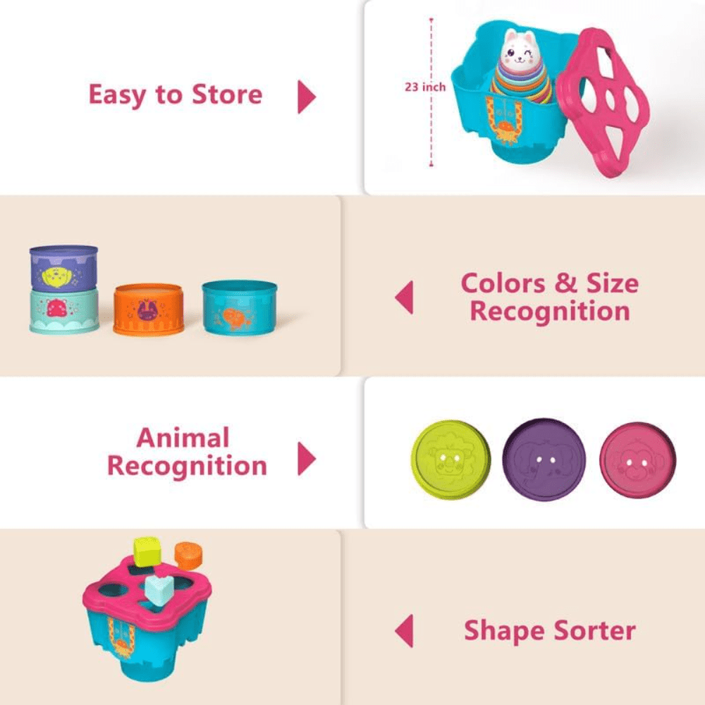 Stacking Toys for Babies, Nest - Baby Food Nestum のレビューと価格
