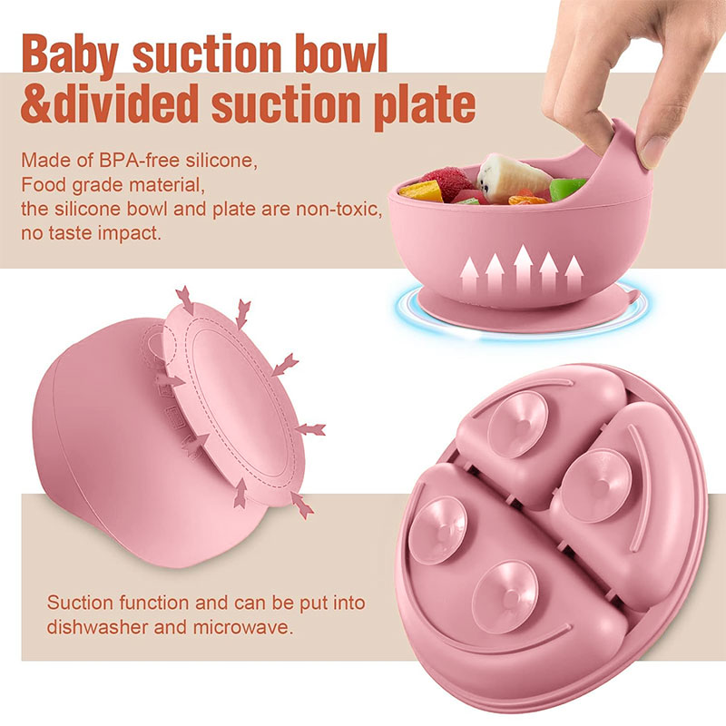 Children's silicone tableware  - Silicone Suction Bowl のレビューと価格