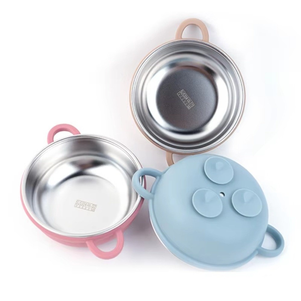 304 Stainless Steel Baby Feedi - Silicone Suction Bowl のレビューと価格