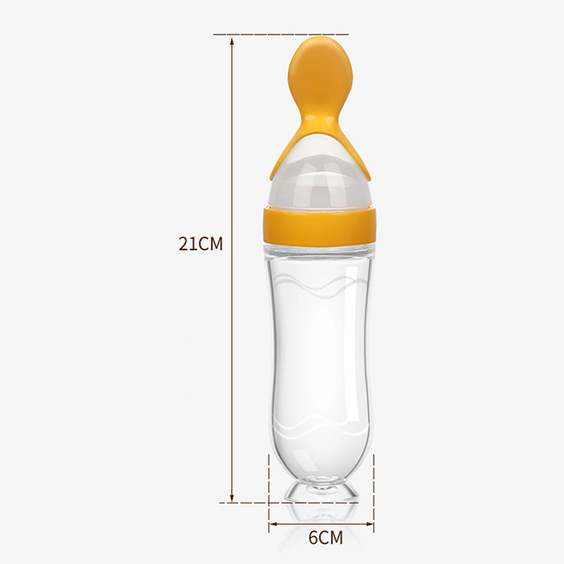 Squeezing Feeding Bottle Silic - Baby Food Lunch のレビューと価格