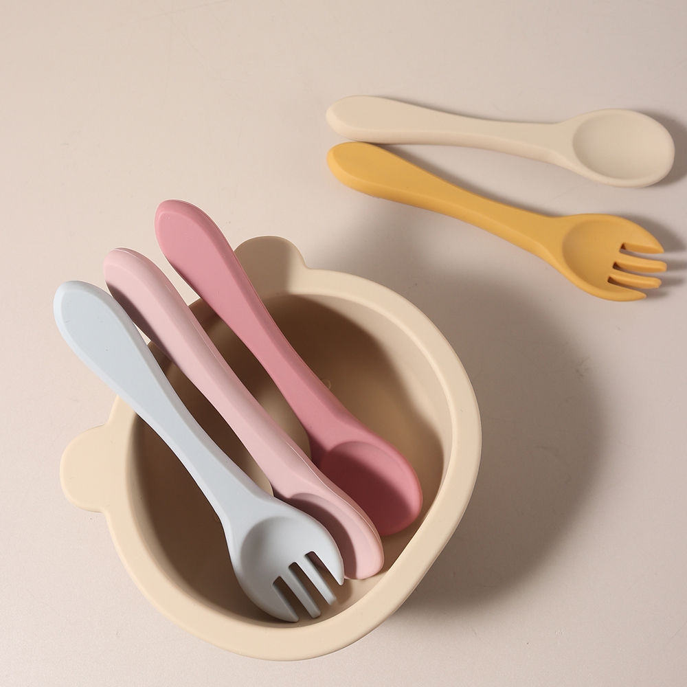 Custom name 1 pair silicone sp - Baby Food Lunch のレビューと価格