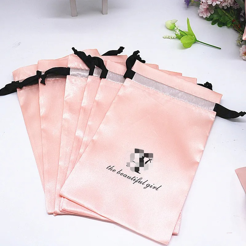 20PCS Baby Pink Silk Satin Pou - Baby Food Bag のレビューと価格