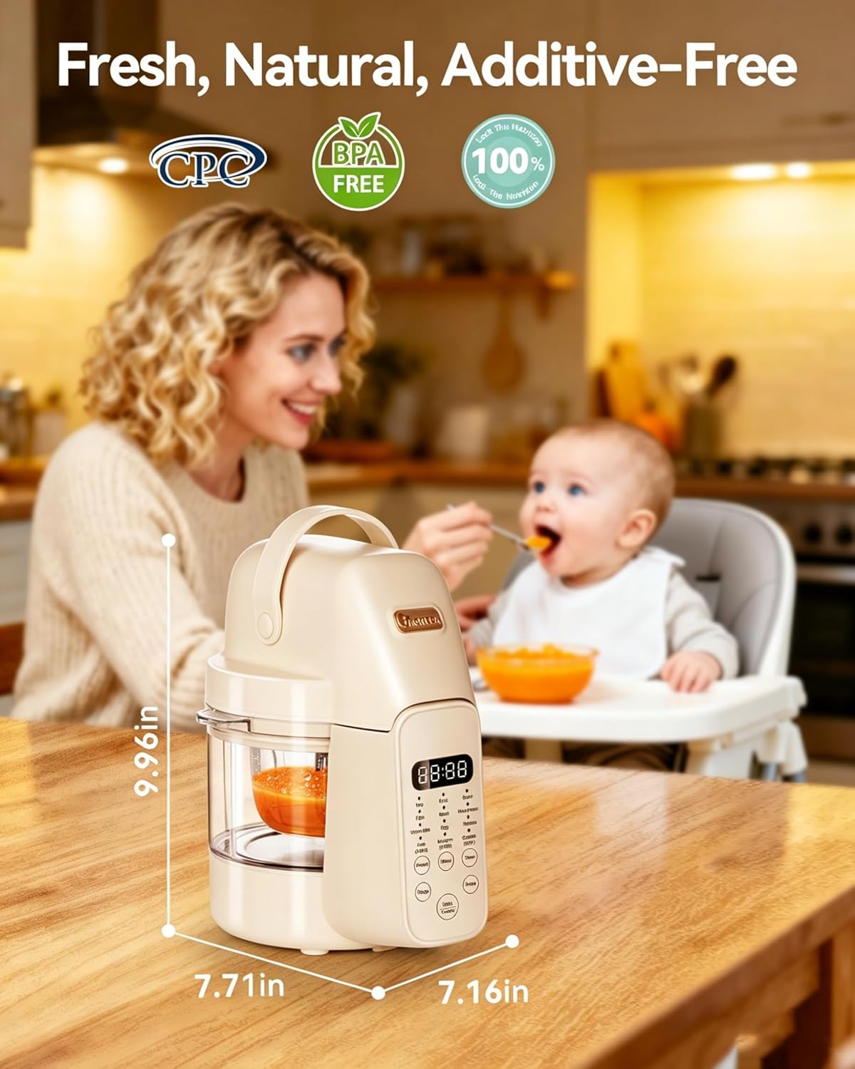 9-in-1 Glass Baby Food Maker,  - Baby Food Maker And Steamer のレビューと価格
