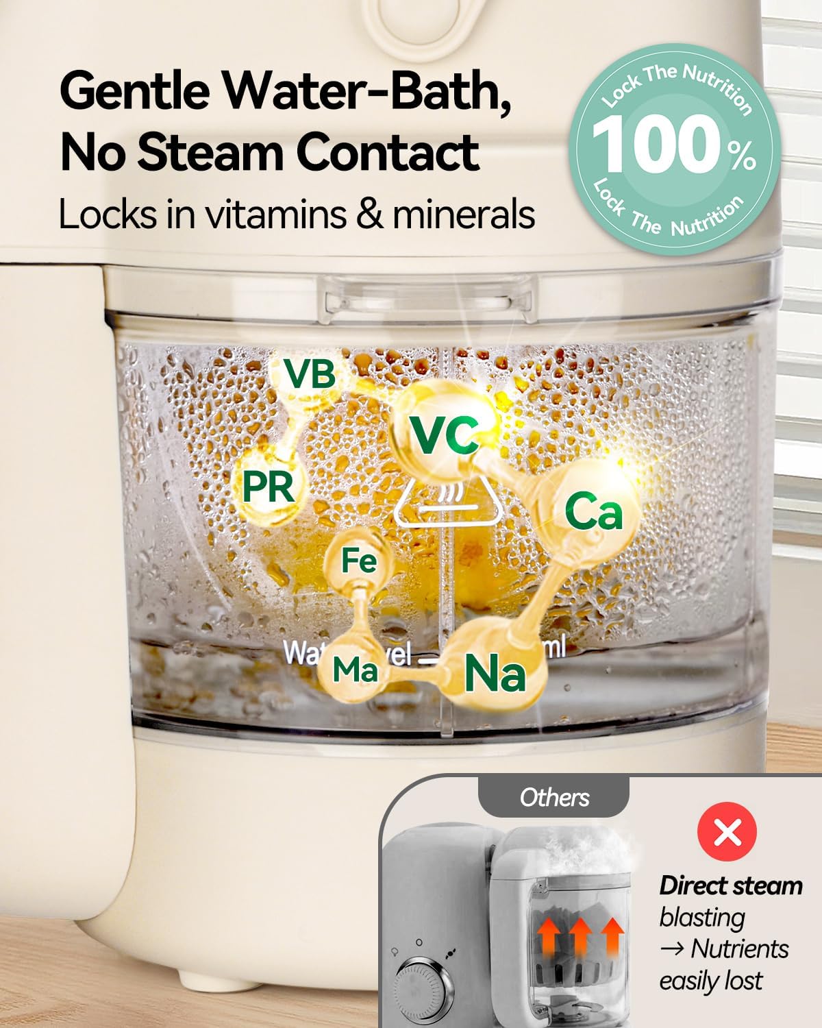 9-in-1 Glass Baby Food Maker,  - Baby Food Maker And Steamer のレビューと価格