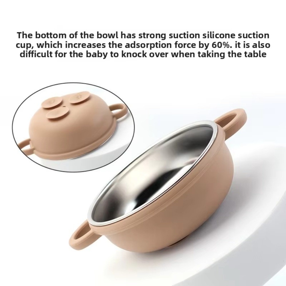 304 Stainless Steel Baby Feedi - Silicone Suction Bowl のレビューと価格