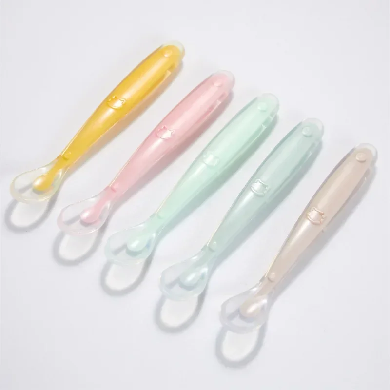 Soft Silicone Baby Spoon Toddl - Baby Food Kit のレビューと価格