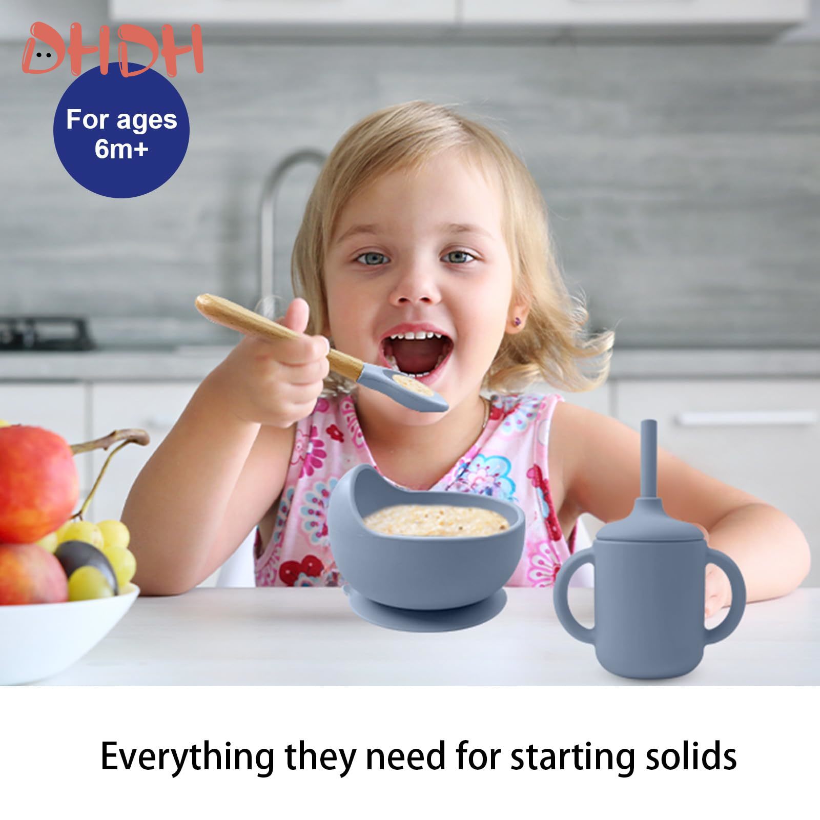 Silicone Baby Feeding Set Tabl - Silicone Suction Bowl のレビューと価格