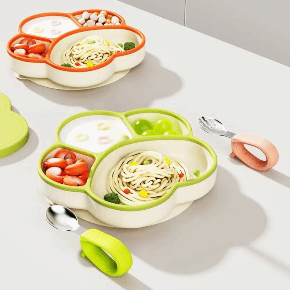 Suction Cup Children's Divided - Silicone Suction Bowl のレビューと価格