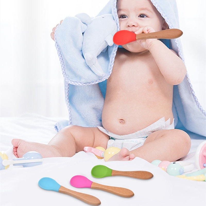 2Pcs/Set Baby Silicone Spoon F - Baby Food Lunch のレビューと価格