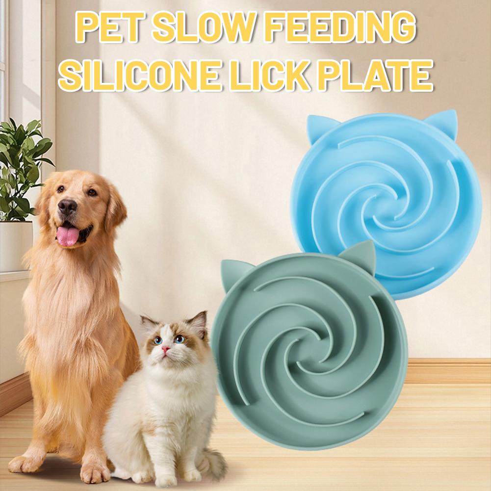 Cute Pet Slow Feeder Bowl Prev - Silicone Suction Bowl のレビューと価格
