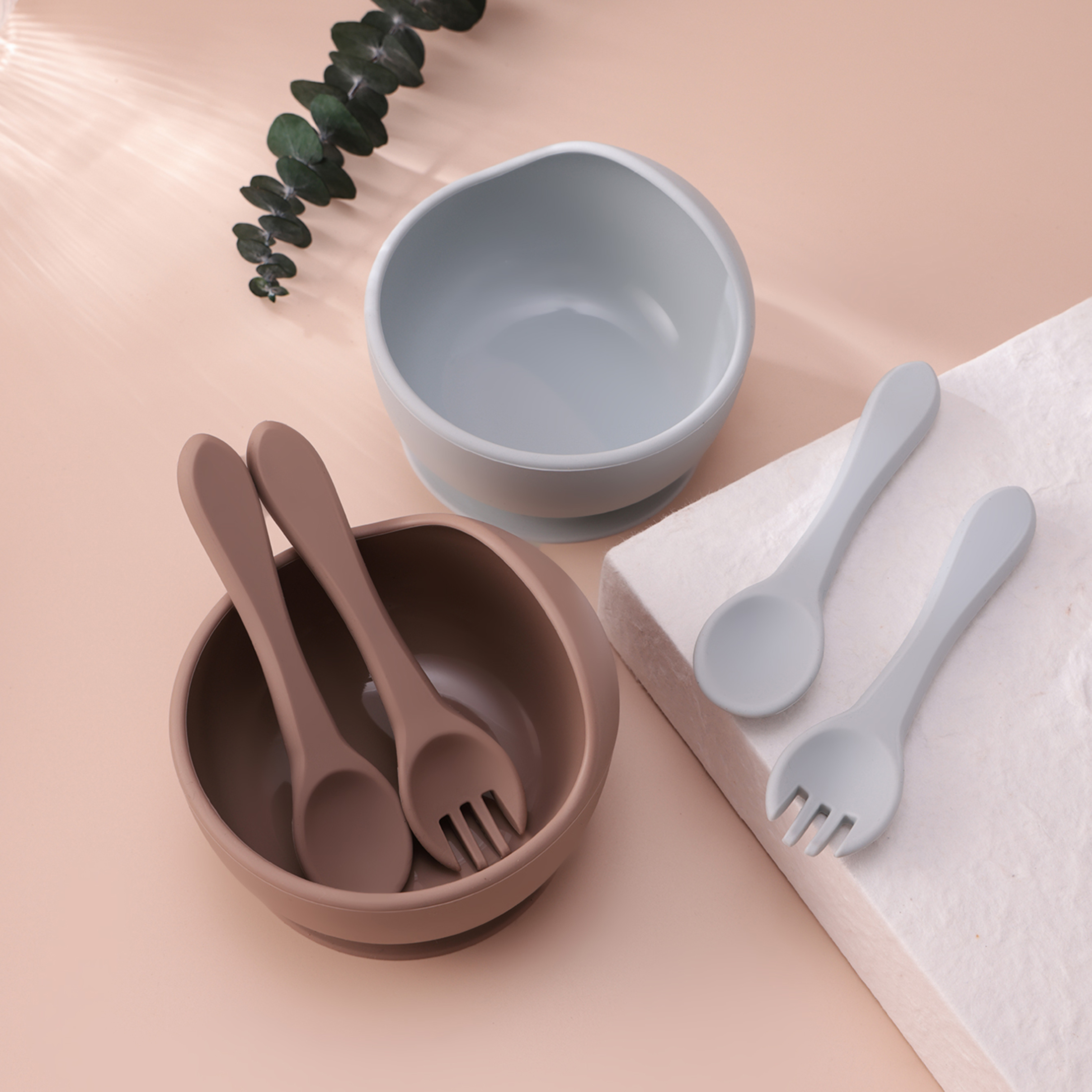 Color Kids 3PCS Silicone Baby  - Silicone Suction Bowl のレビューと価格