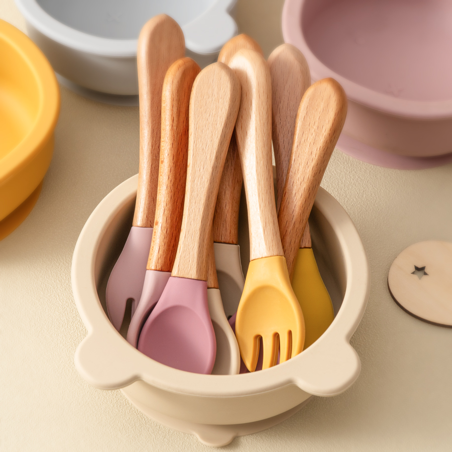2PCS Baby Learning Spoons Uten - Baby Food Kit のレビューと価格