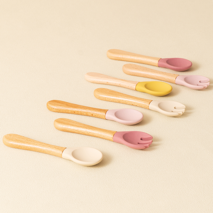 2PCS Baby Learning Spoons Uten - Baby Food Kit のレビューと価格