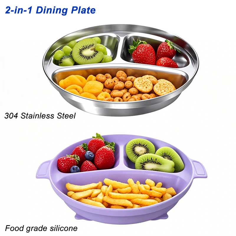 Baby Feeding Plate Stainless S - Silicone Suction Bowl のレビューと価格