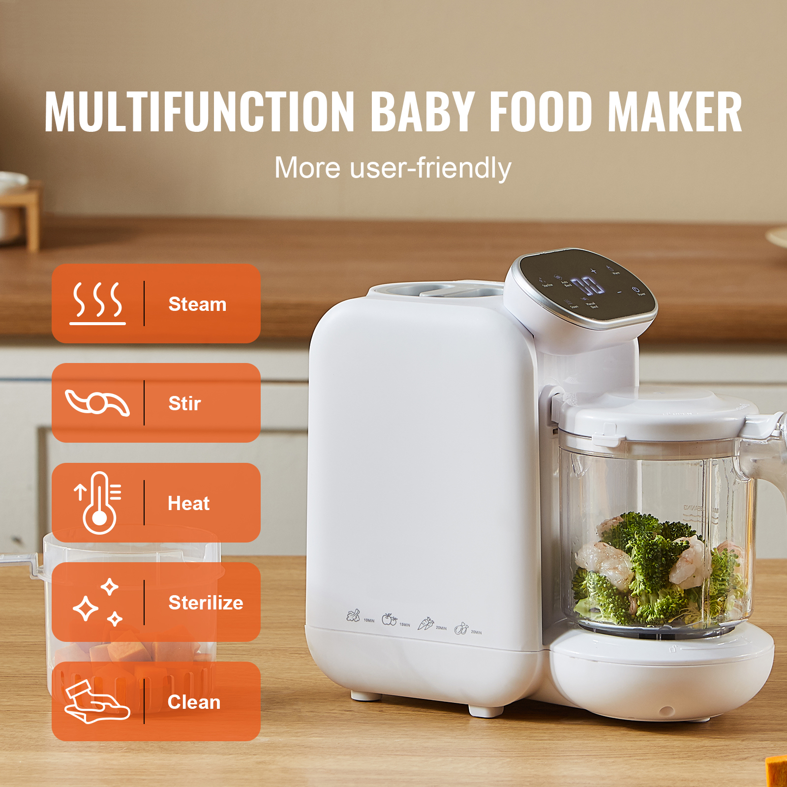 Baby Food Maker 430W with 750  - Baby Food Maker And Steamer のレビューと価格