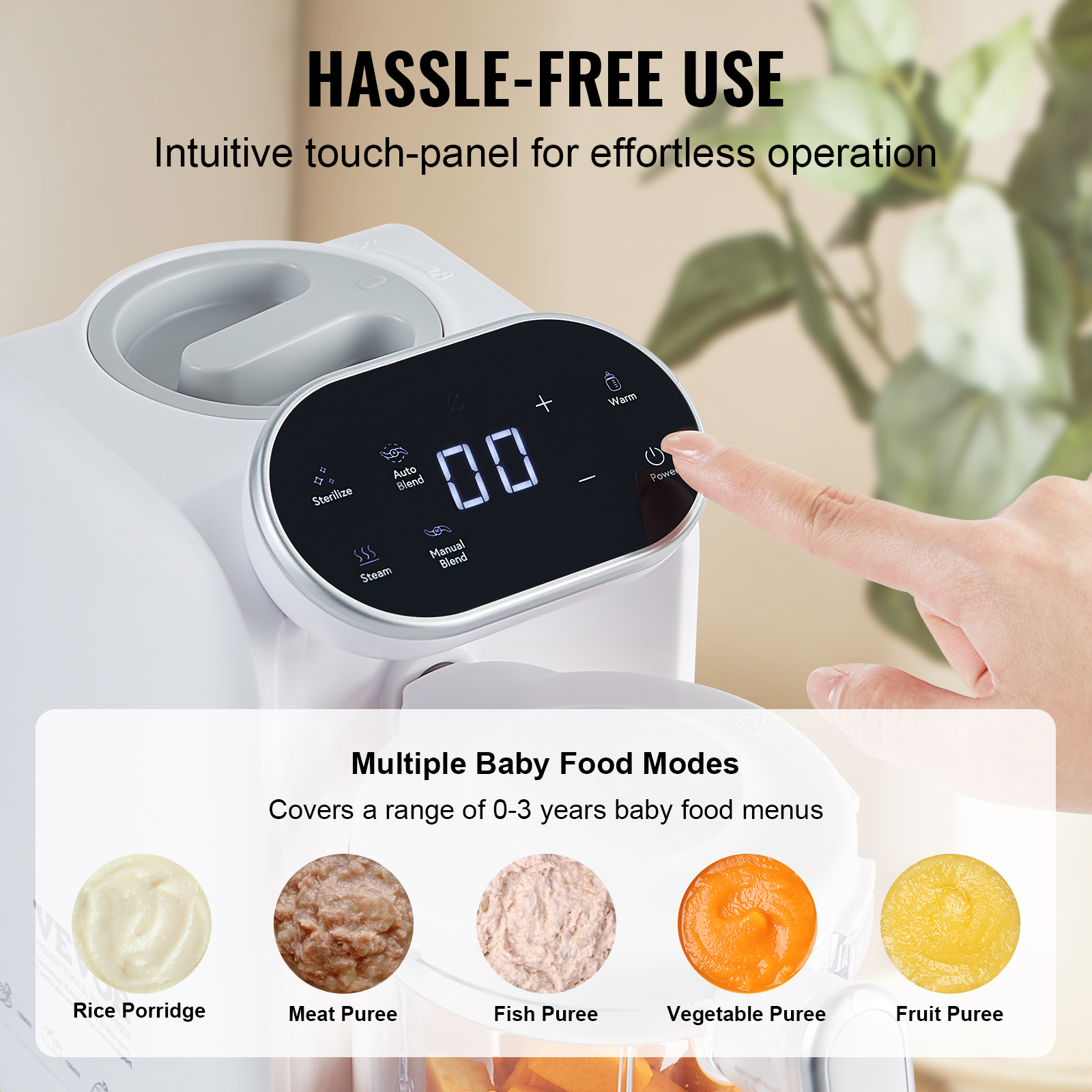 Baby Food Maker 430W with 750  - Baby Food Maker And Steamer のレビューと価格