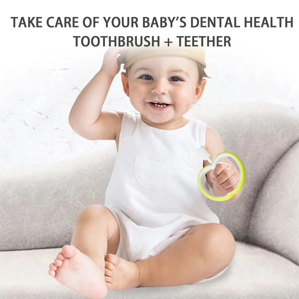 1PC Cute Apple Silicone Teethi - Baby Food Apple のレビューと価格
